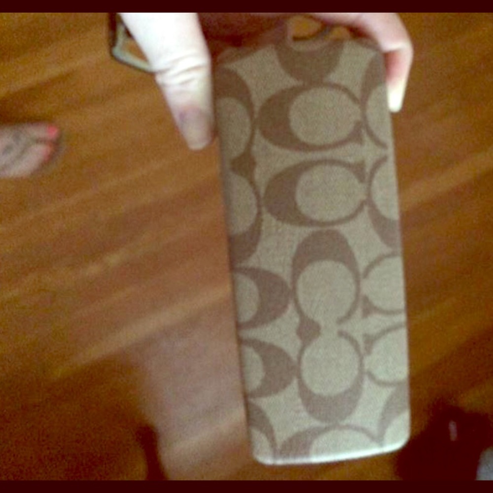 Coach eyeglass case